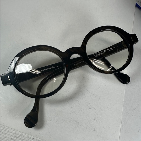 Anne Et Valentin Round Black Glasses - Picture 1 of 11
